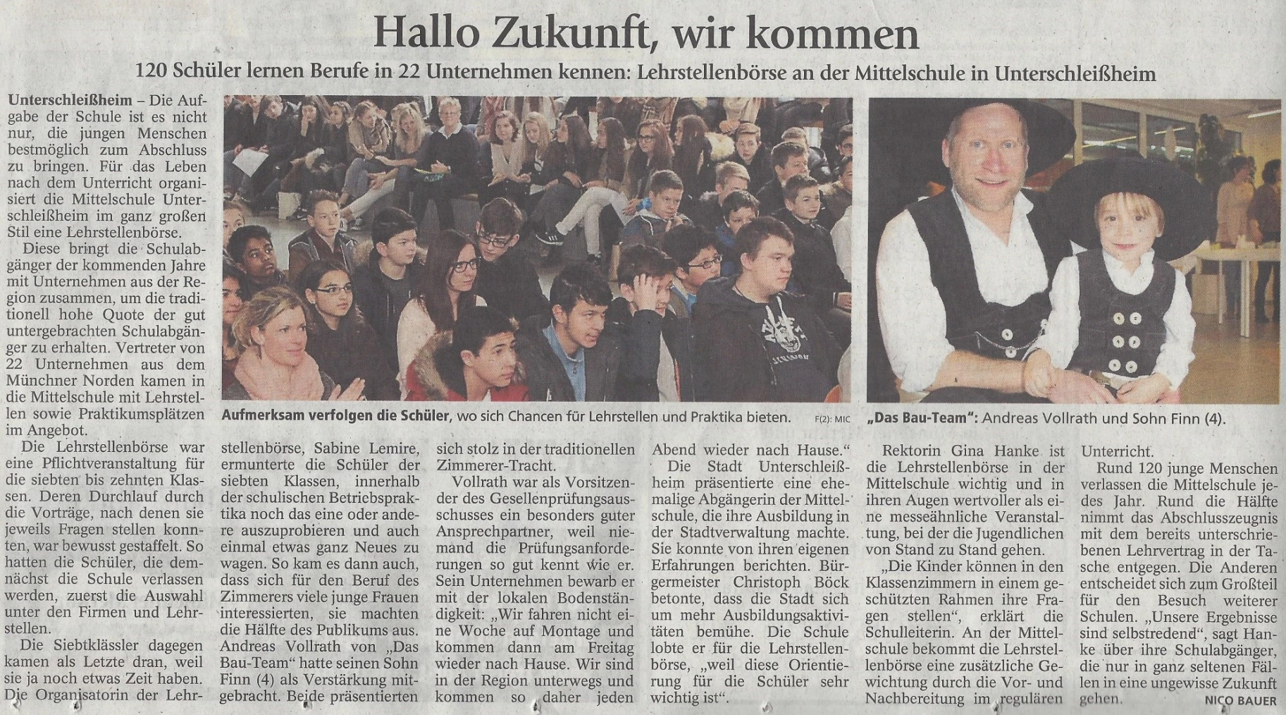 Hallo Zukunft, wir kommen